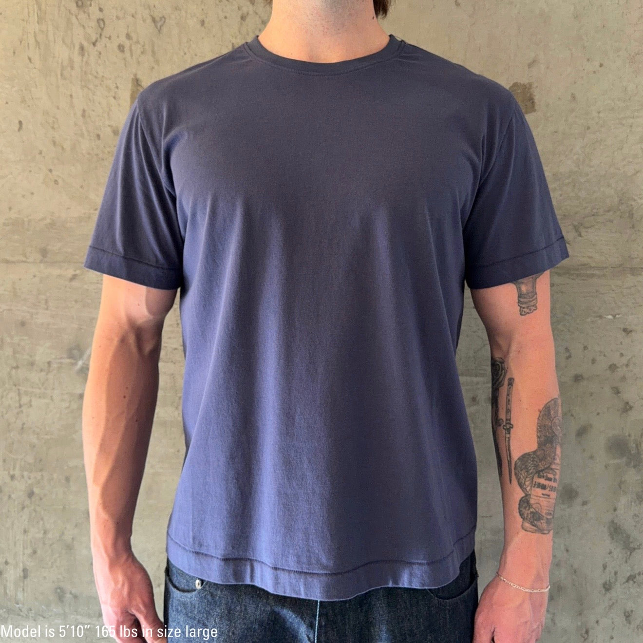 DAILY TEE HEATHER GRAY