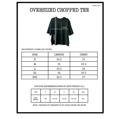 OVERSIZED CROPPED TEE