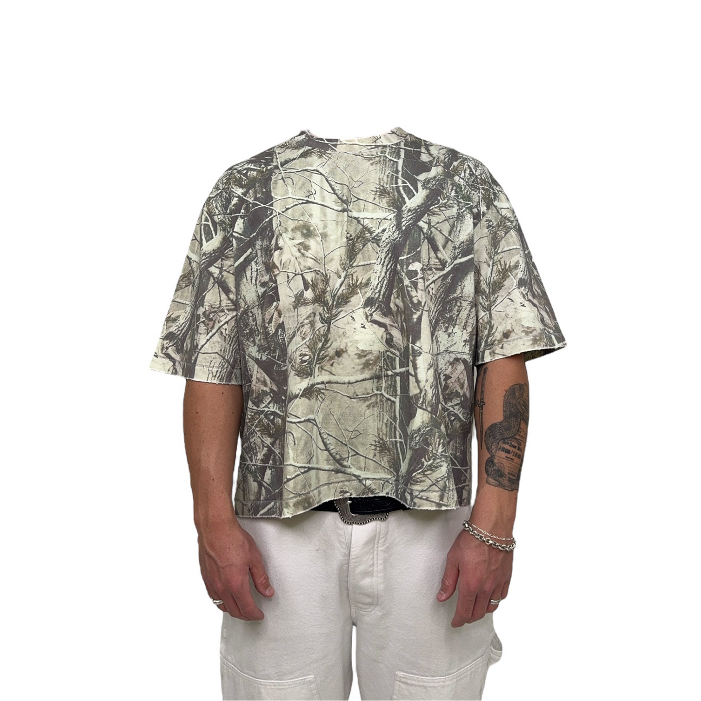 OVERSIZED CROPPED TEE