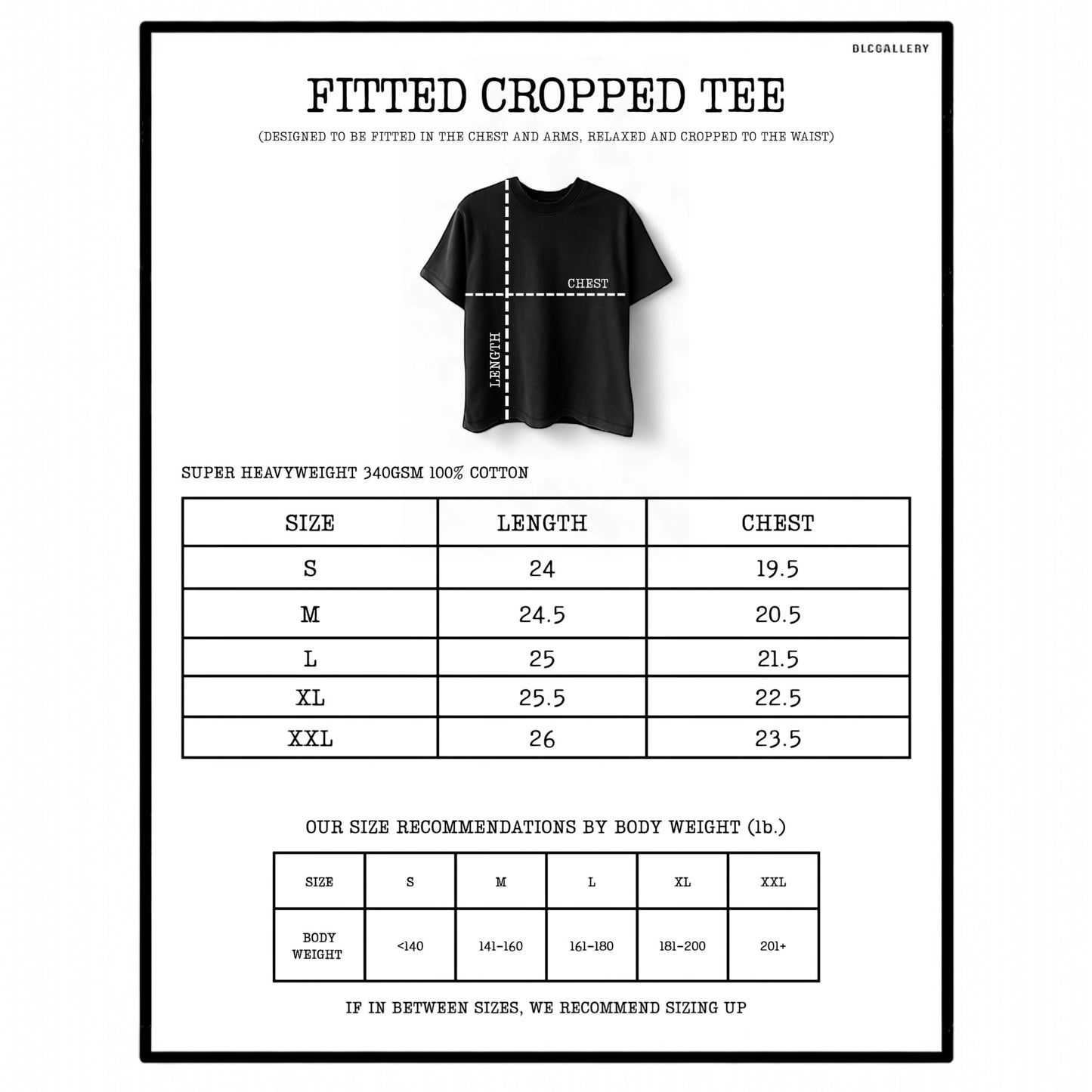 FITTED CROPPED TEE