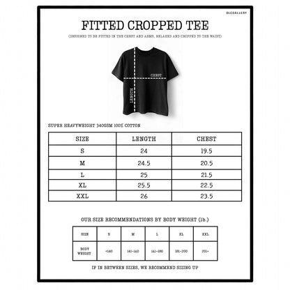 FITTED CROPPED TEE