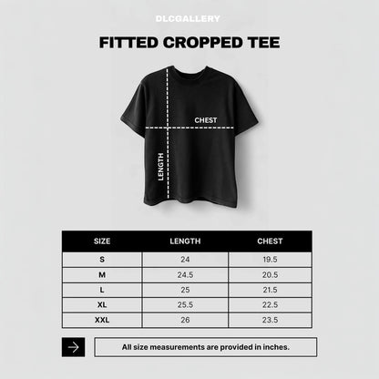 [3 PACK] FITTED CROPPED TEE