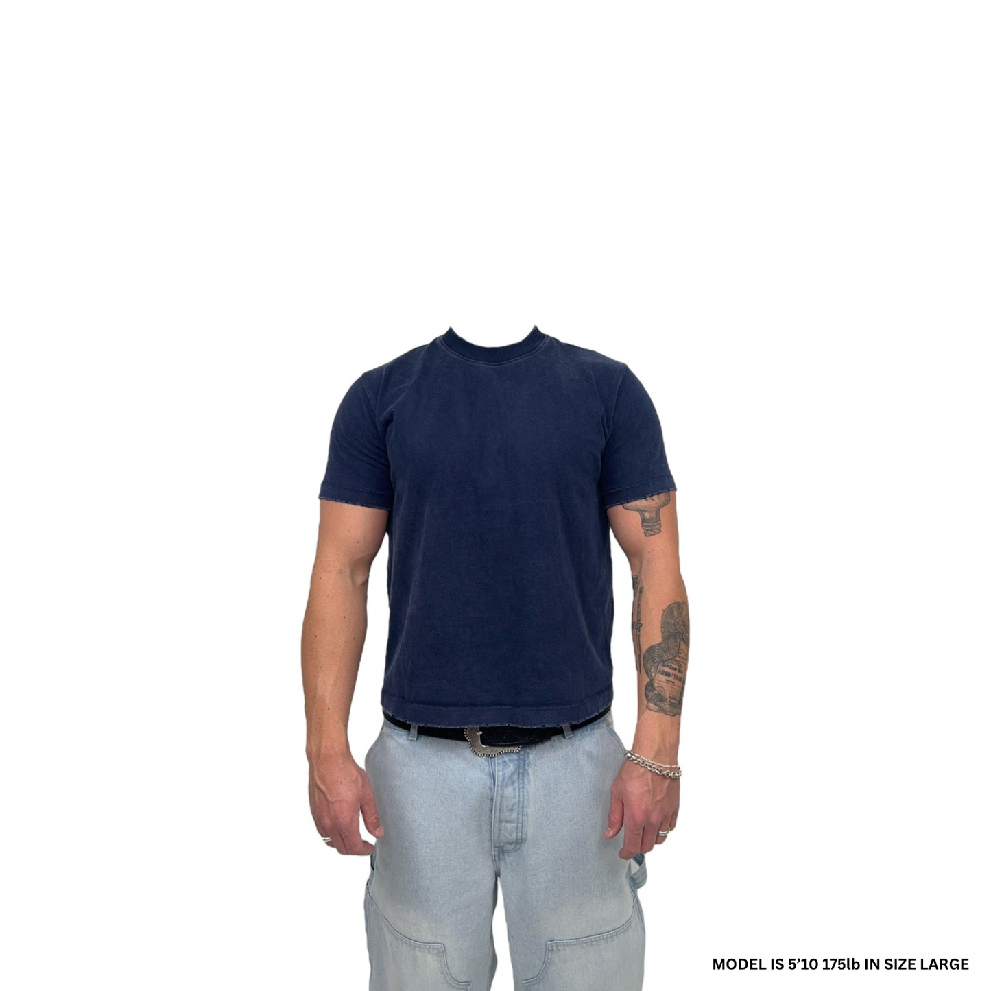 [3 PACK] FITTED CROPPED TEE