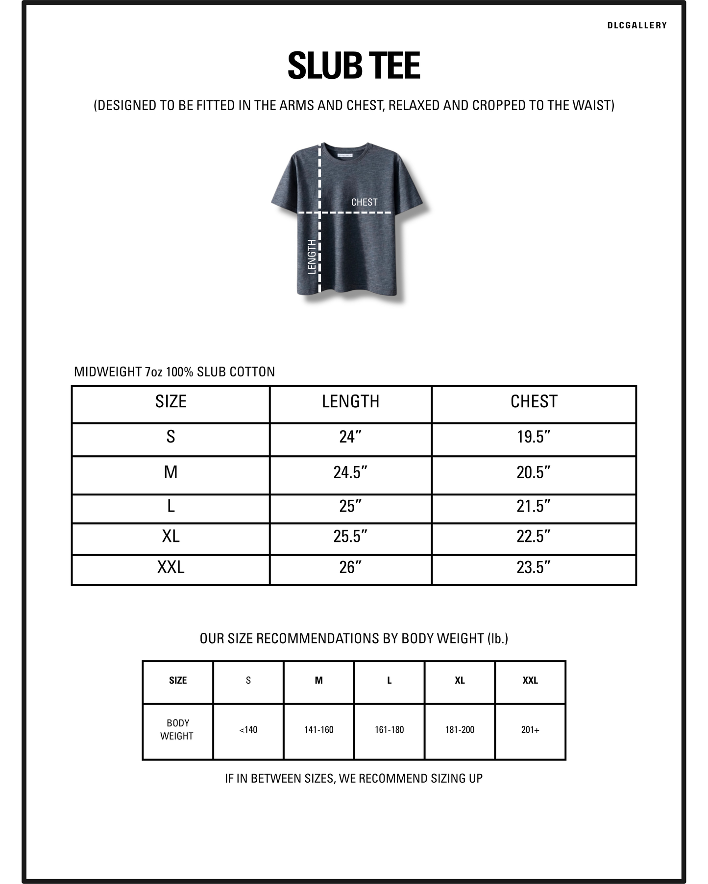 SLUB TEE