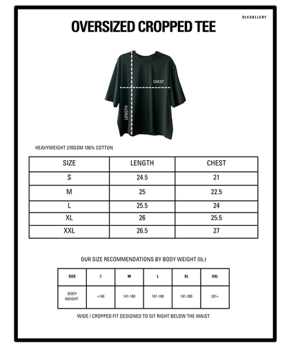 OVERSIZED CROPPED TEE