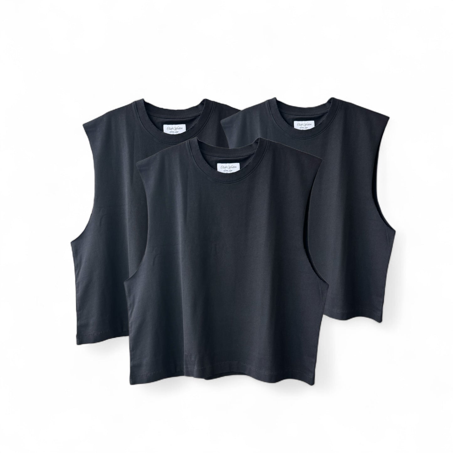 [3 PACK] CROPPED CUT OFF